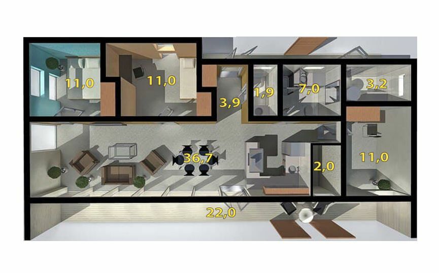 Котедж 118 м² в КМ Добрі сусіди від 22 966 грн/м², Харків