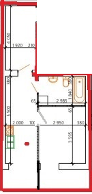 1-кімнатна 42 м² в ЖК Лайм від 14 100 грн/м², с. Агрономічне