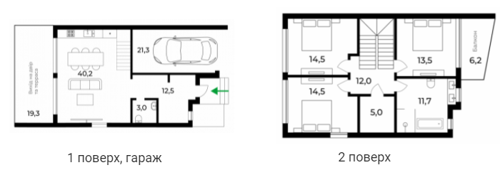 Таунхаус 147 м² в Таунхаус SHERWOOD від 26 327 грн/м², Ужгород