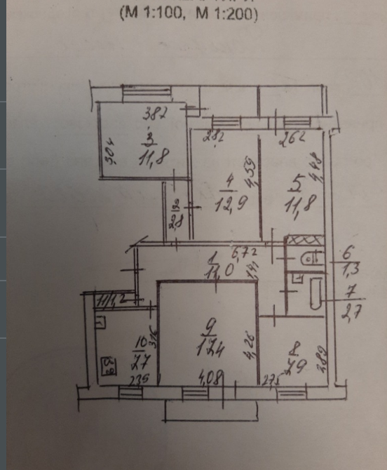 Продаж 5-кімнатної квартири 96 м², Усенко вул., 15