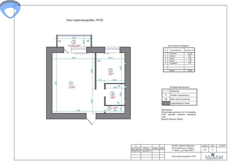 Продаж 1-кімнатної квартири 38.8 м², Гераневая вул.