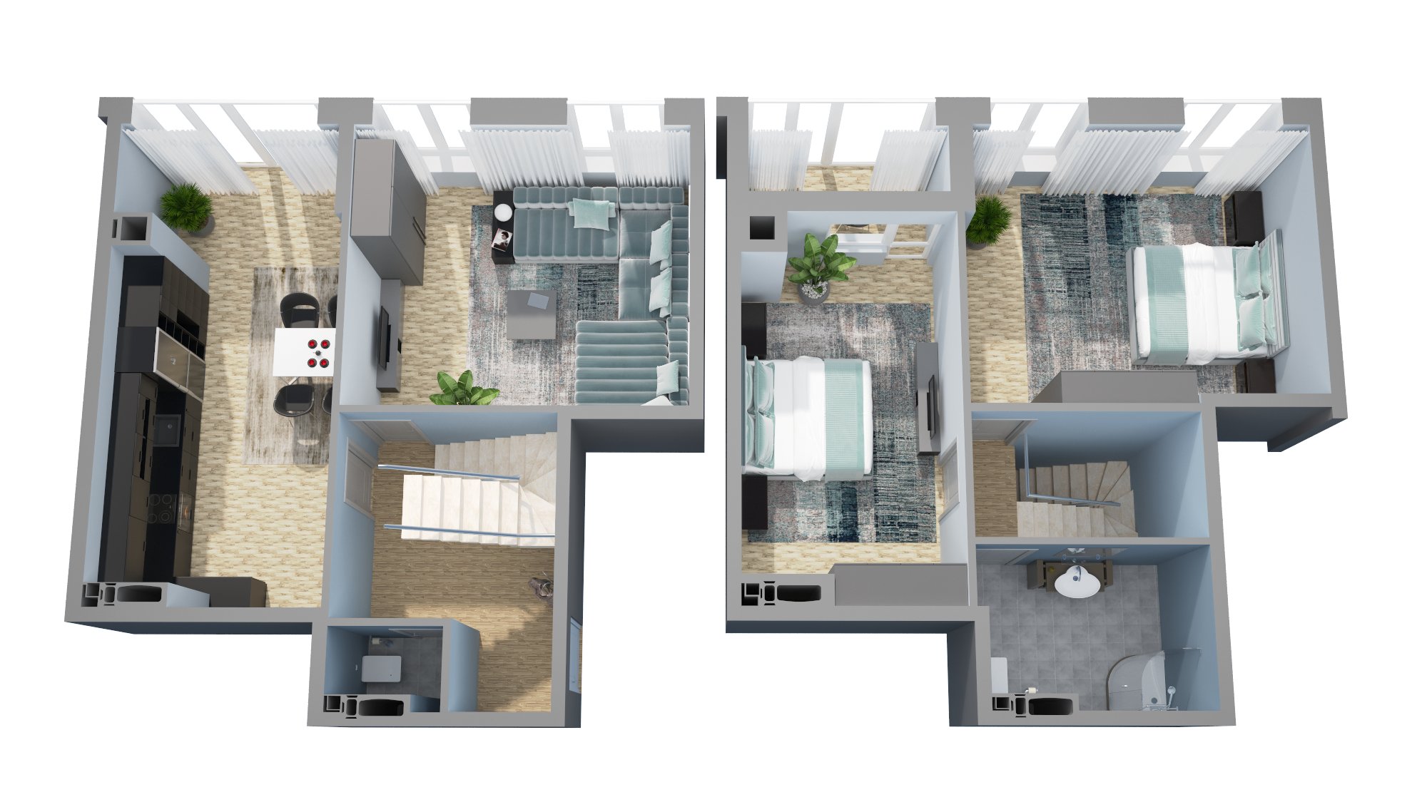 Дворівнева 106.77 м² в ЖК Оптимісто від 22 000 грн/м², с. Гатне