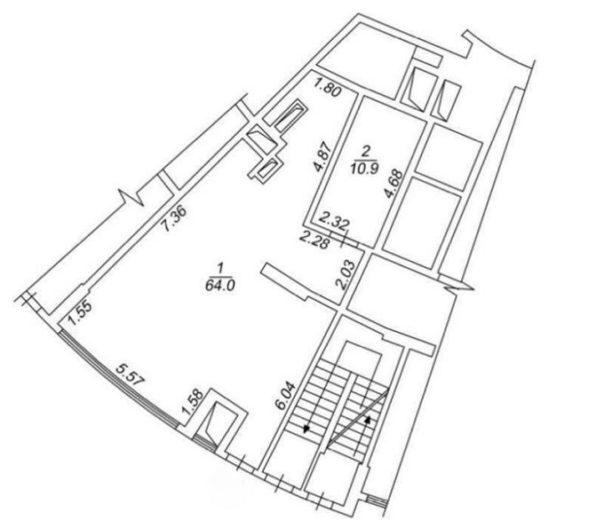 Аренда офиса 75 м², Бусловская ул., 12