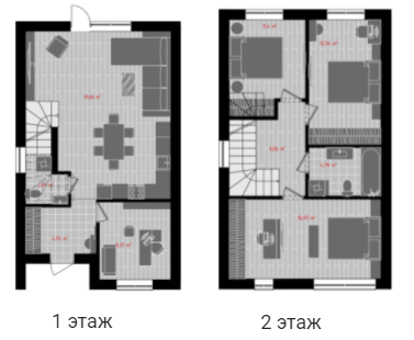 Таунхаус 100 м² в Таунхаусы V78 townhouse от 22 000 грн/м², г. Буча