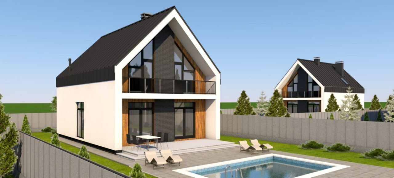Котедж 120 м² в КМ Норвегія від 24 000 грн/м², с. Білогородка