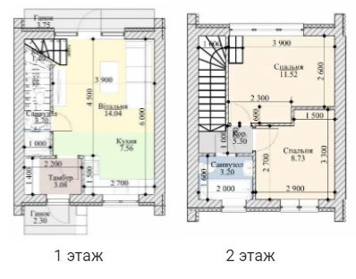 Таунхаус 58 м² в КМ Норвегія від 18 448 грн/м², с. Білогородка