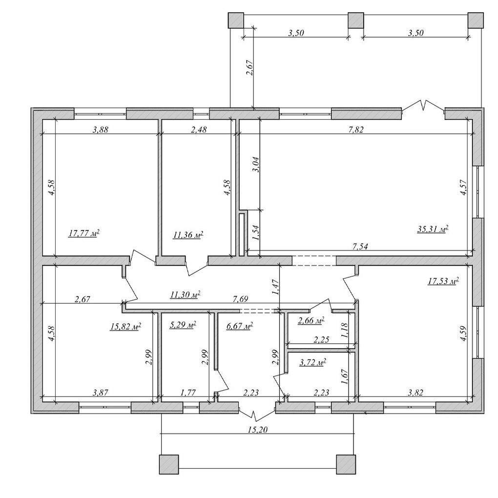 Коттедж 145 м² в КП Лесной Масив от 14 207 грн/м², с. Путровка