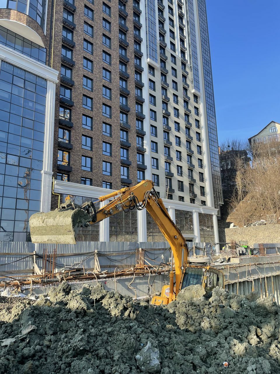 Хід будівництва ЖК Podil Plaza & Residence, січ, 2022 рік