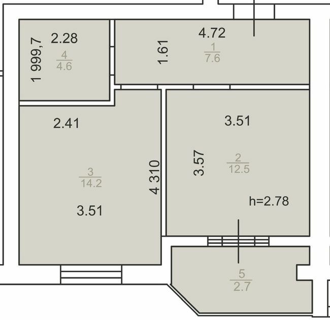 1-комнатная 41.6 м² в ЖК Monaco от 30 750 грн/м², г. Ирпень