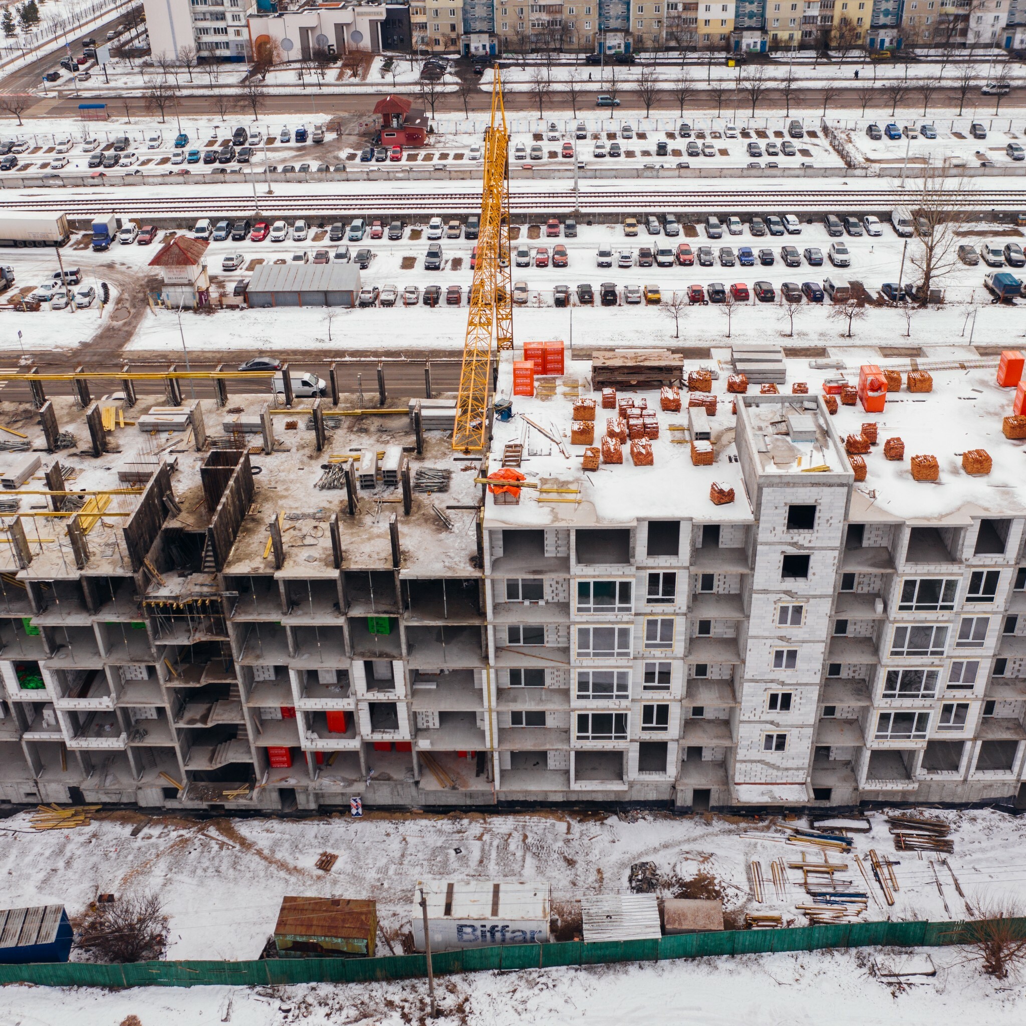 Ход строительства ЖК Q-smart, янв, 2022 год