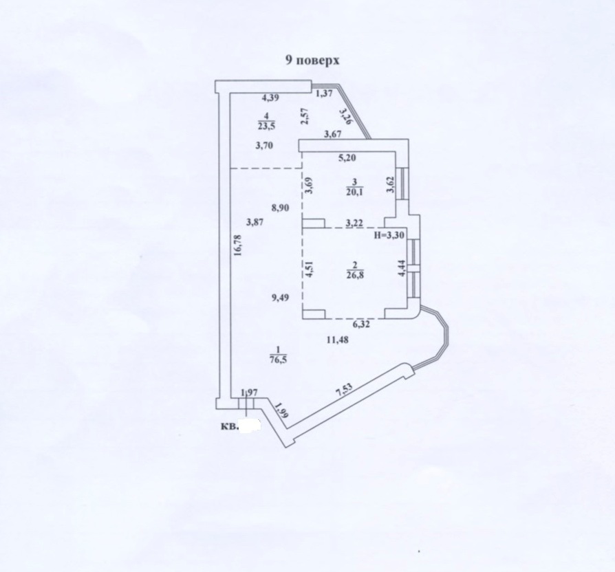 Продаж 3-кімнатної квартири 147 м², Лидерсовский бул., 5