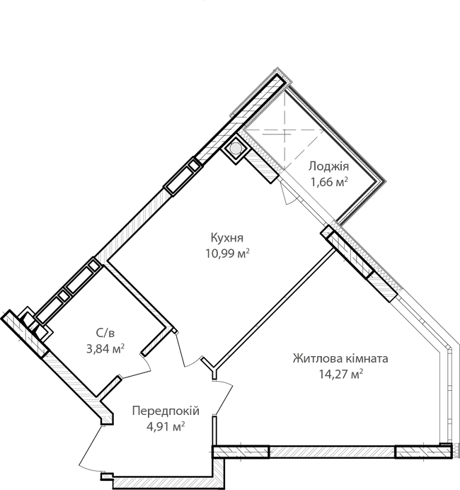 1-кімнатна 35 м² в ЖК Синергія Сіті від 26 000 грн/м², м. Ірпінь