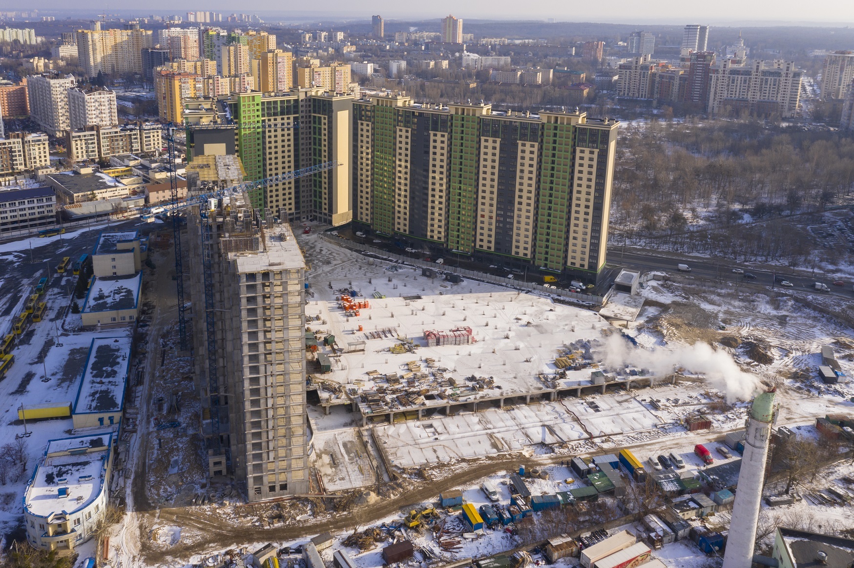 Хід будівництва ЖК LIKO-GRAD Perfect Town, лют, 2022 рік