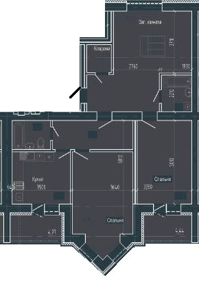 Продаж 2-кімнатної квартири 64 м², Прокоф'єва вул.