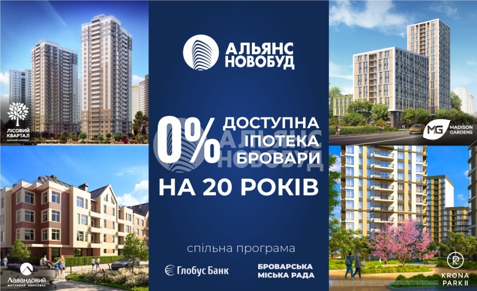 У комплексах «Альянс Новобуд» почала діяти «Доступна іпотека під 0%»