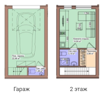 Таунхаус 46 м² в Таунхаусы на Молодежной от 15 630 грн/м², с. Гатное