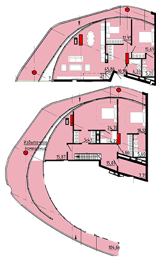 Дворівнева 226.9 м² в ЖК Delrey від 54 500 грн/м², Київ