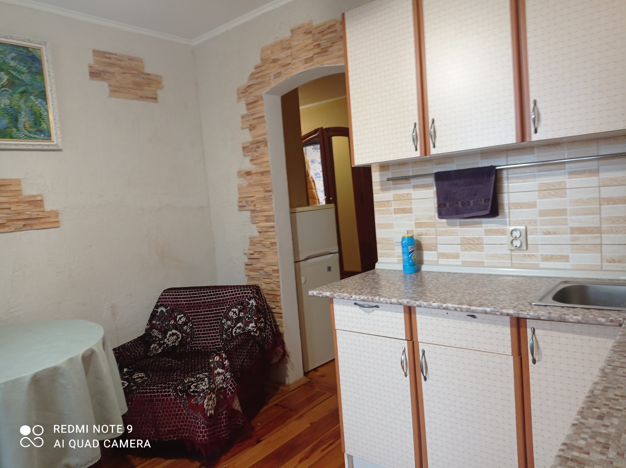 1-комнатная квартира посуточно 45 м², Комарова ул., 2г