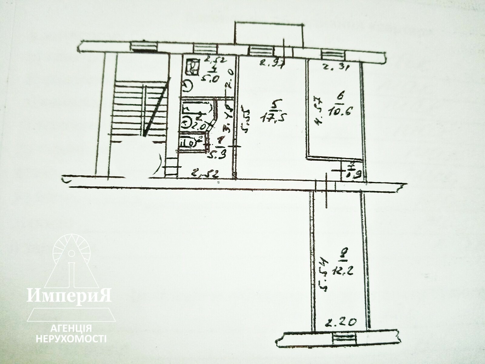 Продажа 3-комнатной квартиры 55 м², Олеся Гончара ул., 6