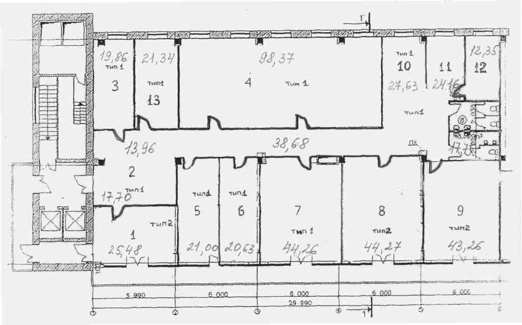 Аренда офиса 491 м², Владимирская ул., 101