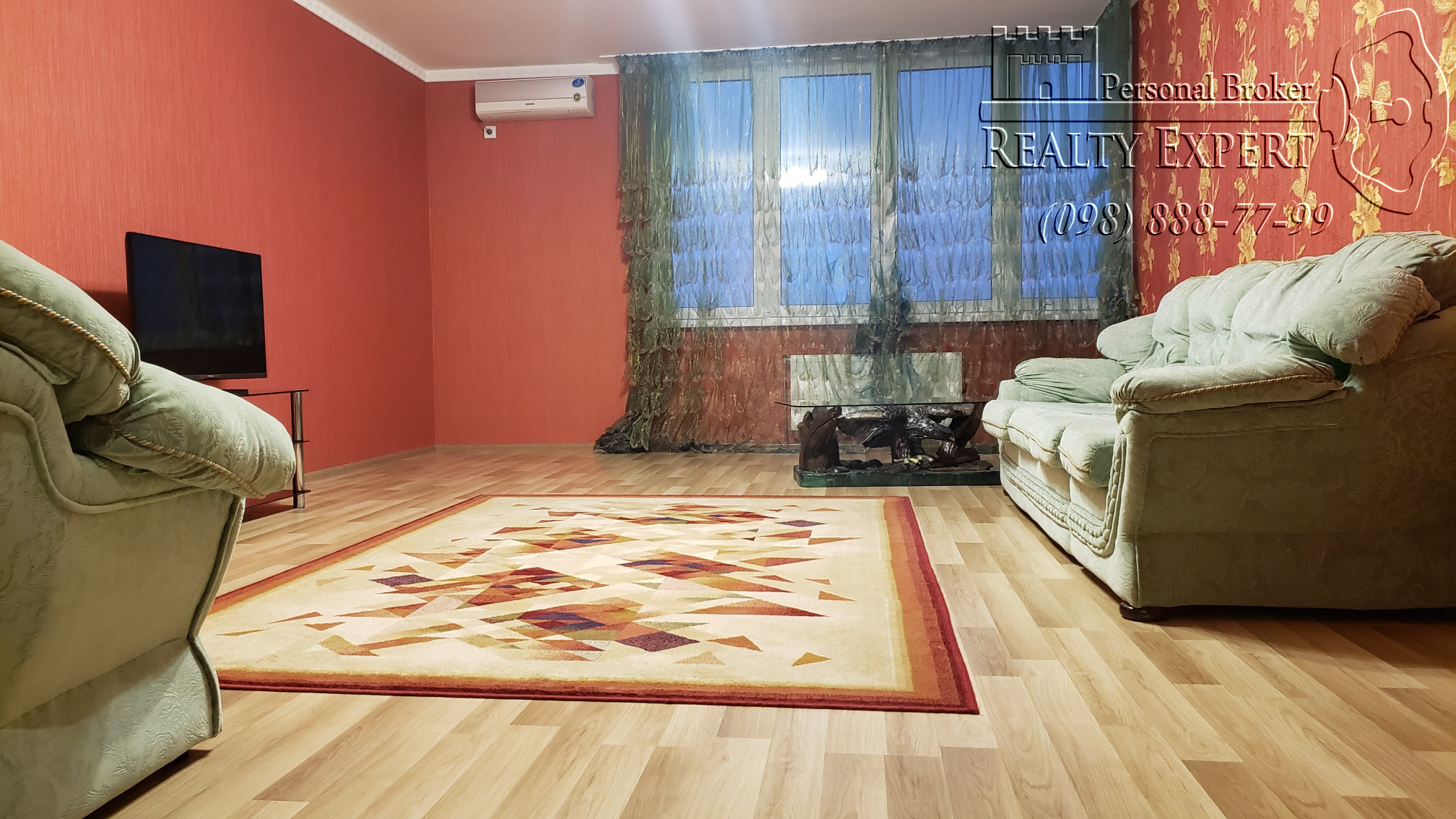 Аренда 3-комнатной квартиры 130 м², Валерия Лобановского просп., 6В