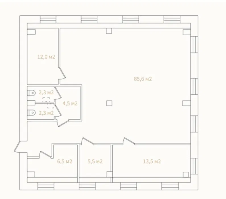 Аренда офиса 145 м², Межигорская ул., 87