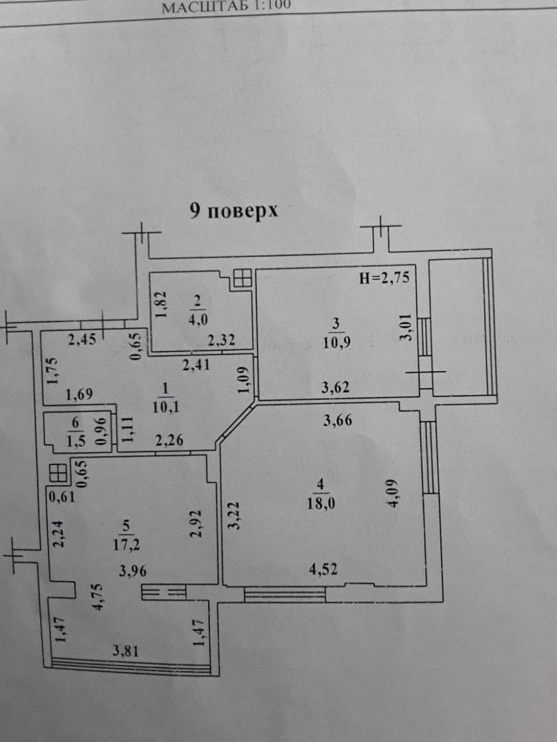 Продаж 2-кімнатної квартири 65 м², Массив Радужный вул.