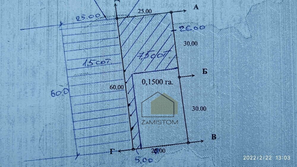 Продаж ділянки під індивідуальне житлове будівництво 8 соток