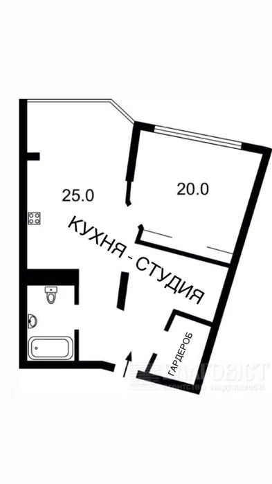Оренда 1-кімнатної квартири 53 м², Олени Пчілки вул., 8
