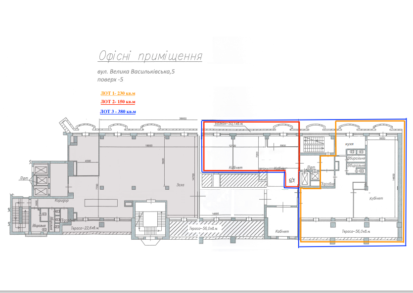 Оренда офісу 150 м², Велика Васильківська вул., 5