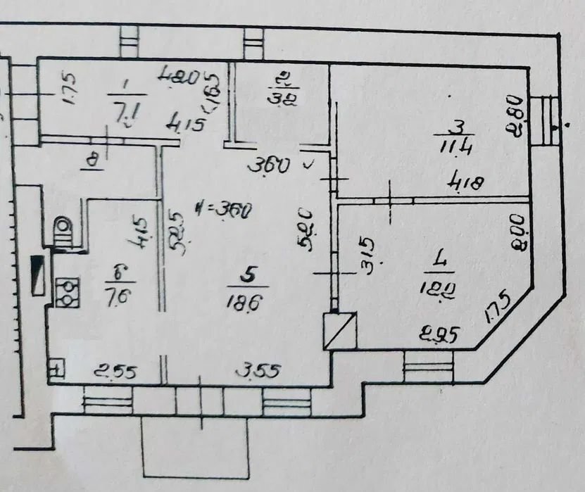 Аренда 3-комнатной квартиры 65 м², Набережно-Крещатицкая ул., 7