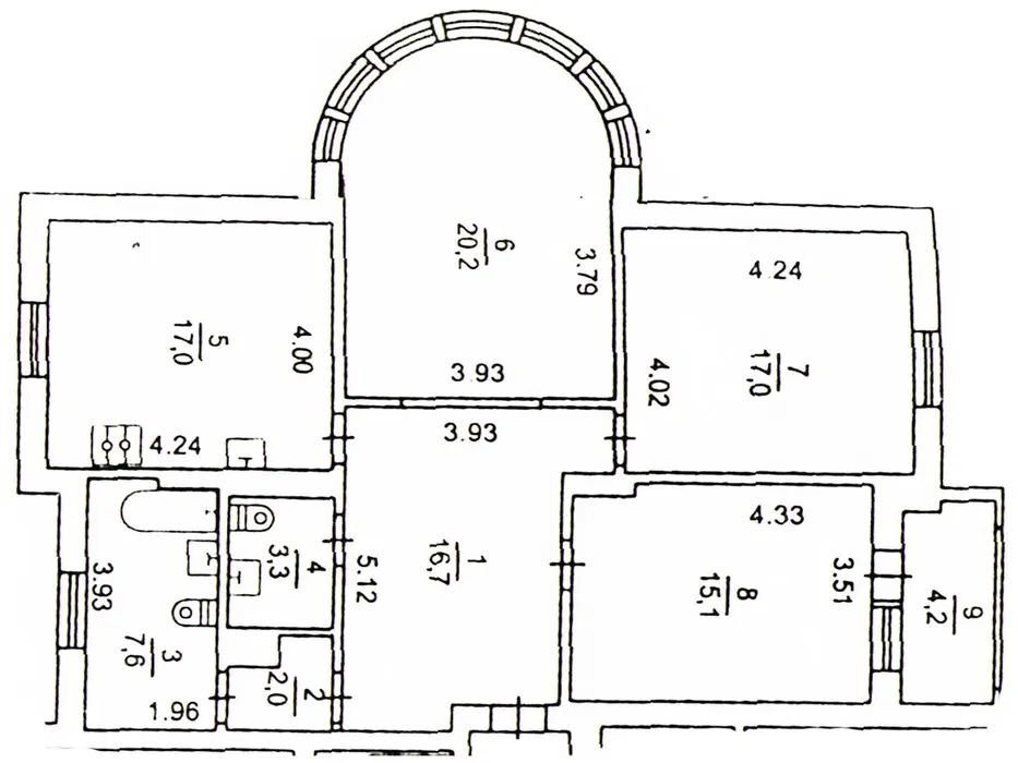 Оренда 3-кімнатної квартири 105 м², Дмитрівська вул., 69