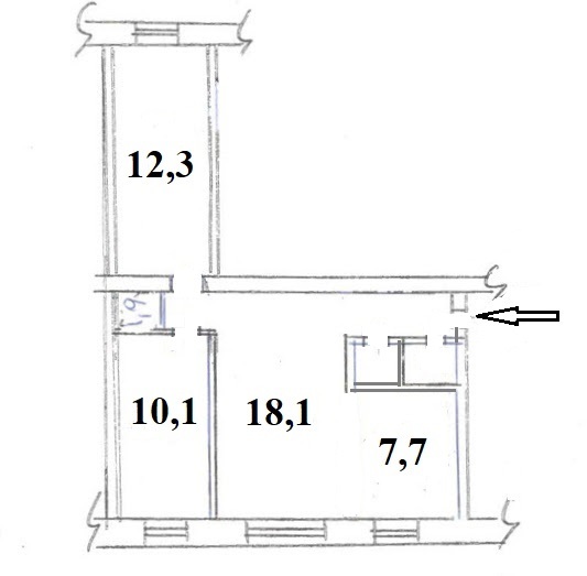 Аренда 3-комнатной квартиры 57 м², Виктора Ярмолы ул., 38А