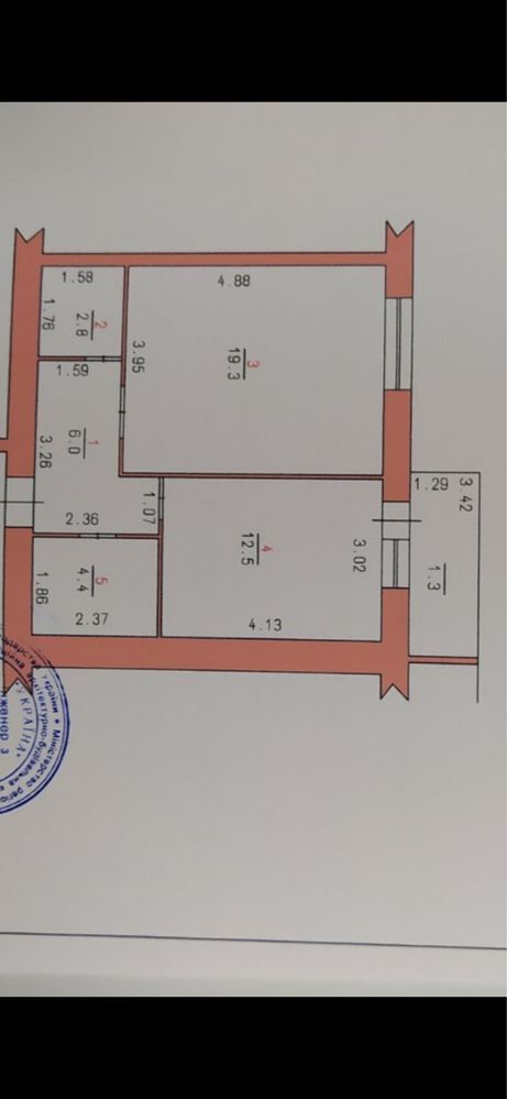 Продаж 1-кімнатної квартири 46 м², Богдана Хмельницького вул.