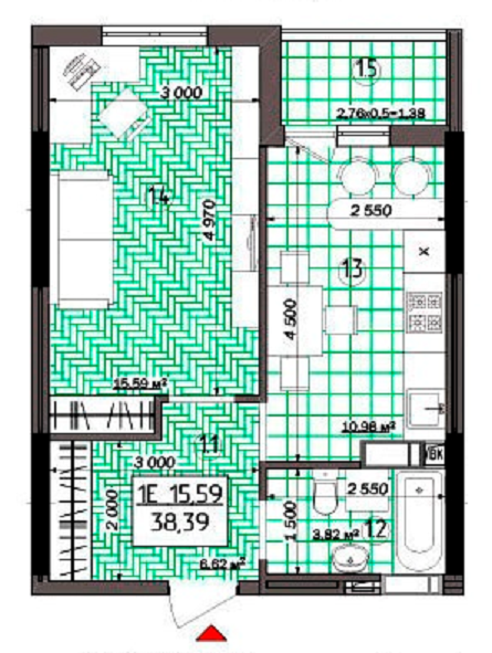 Продажа 1-комнатной квартиры 40 м², ЖК Східна Брама, ДОМ 1