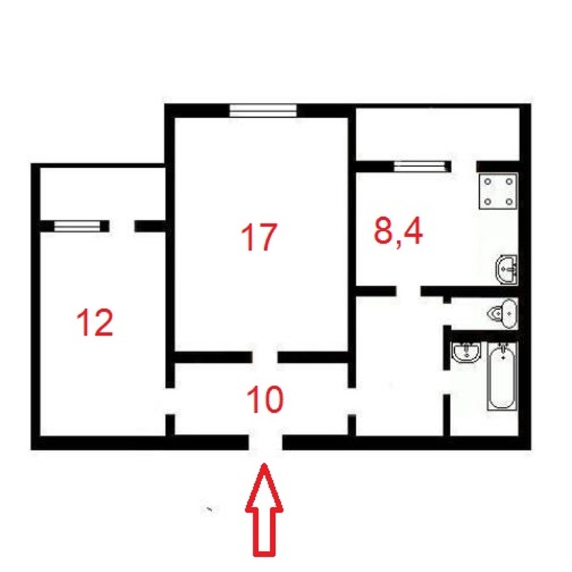 Аренда 2-комнатной квартиры 55 м², Теодора Драйзера ул., 1