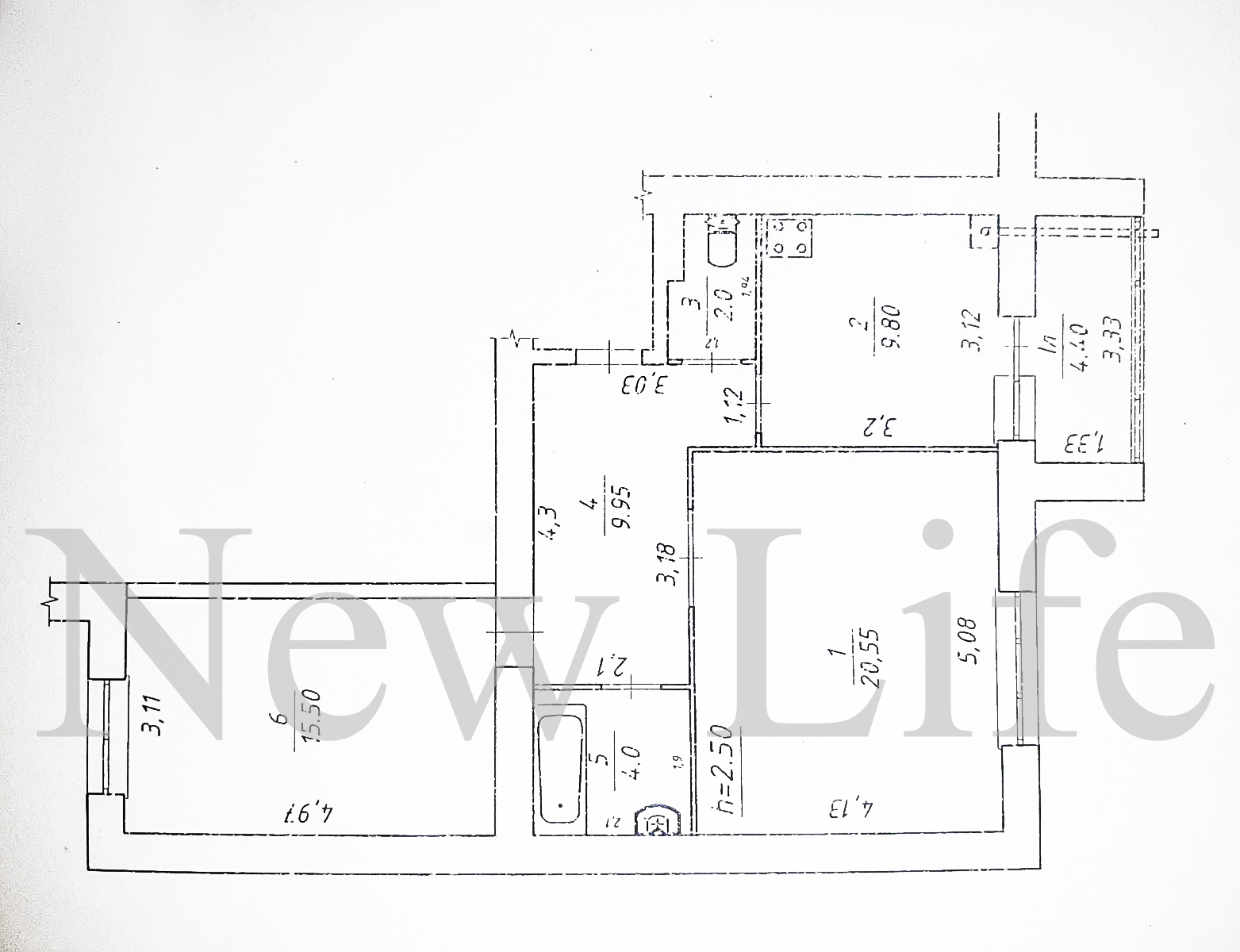 Продажа 2-комнатной квартиры 68 м², Михаила Лушпы просп.