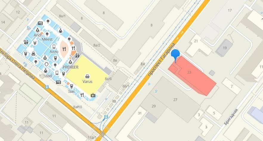 Продаж комерції 362 м², Гагаріна просп., 23