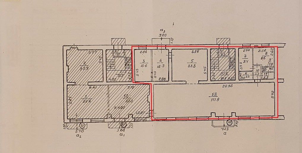 Оренда комерції 208 м², Дмитрія Яворницького просп., 88