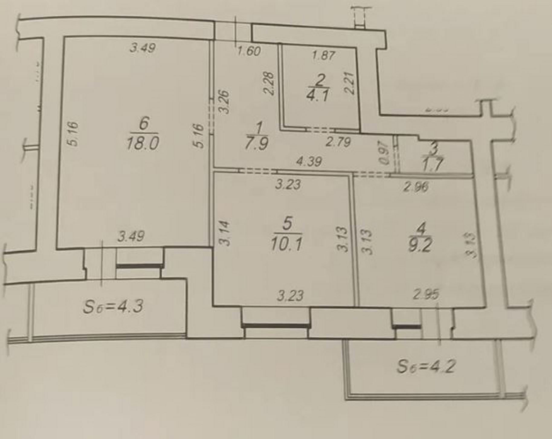 Продаж 2-кімнатної квартири 58 м², Прокоф'єва вул.