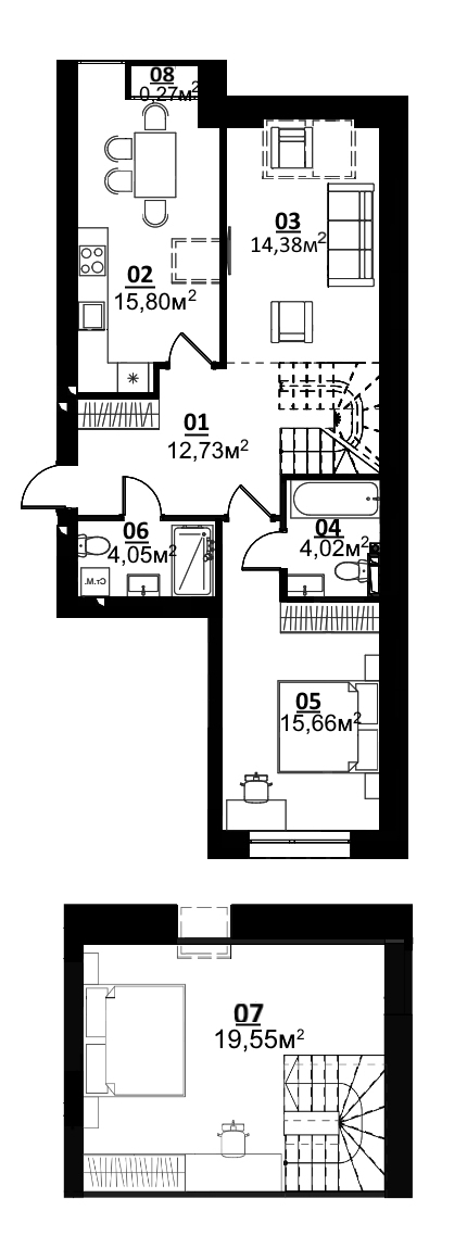 Продажа 3-комнатной квартиры 86.5 м², Юбилейный ул.,