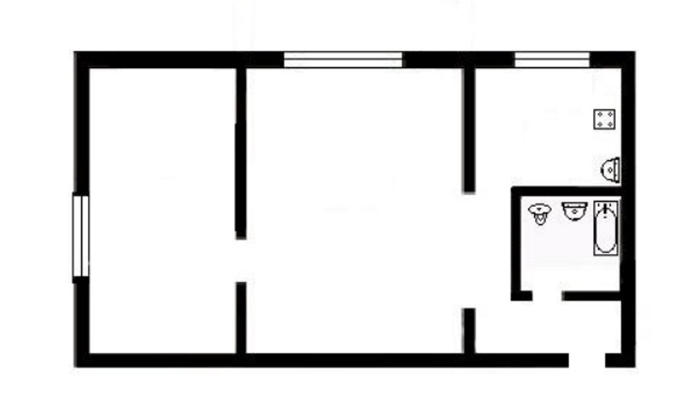 Аренда 2-комнатной квартиры 42 м², Николая Шепелева ул., 8А