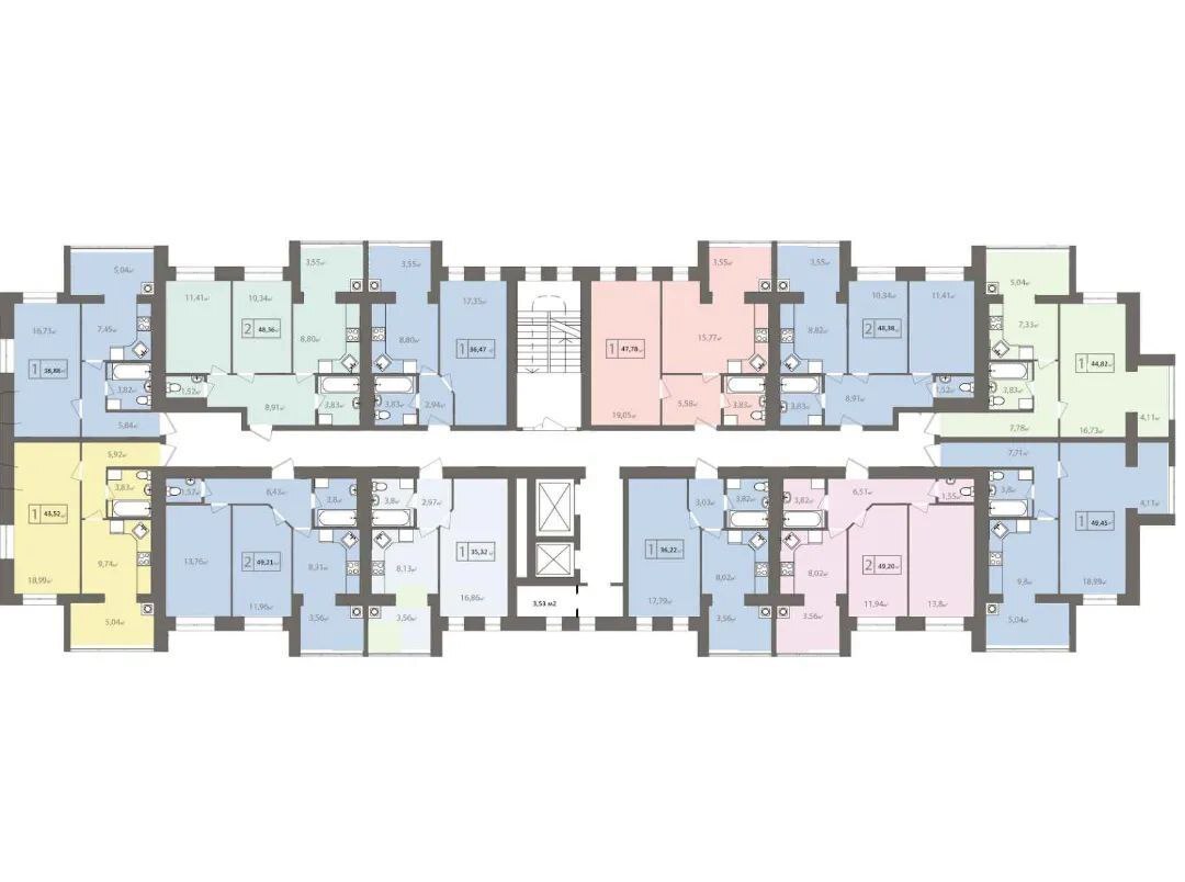 Продаж 2-кімнатної квартири 46.6 м², Старокостянтинівське шосе