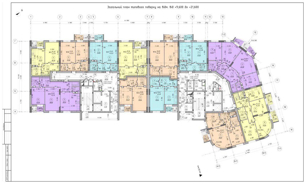 Продаж 1-кімнатної квартири 43.08 м², Шкільна вул.