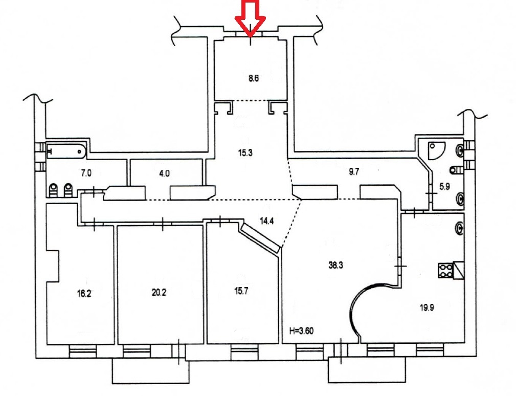 Аренда 4-комнатной квартиры 200 м², Большая Васильковская ул., 26