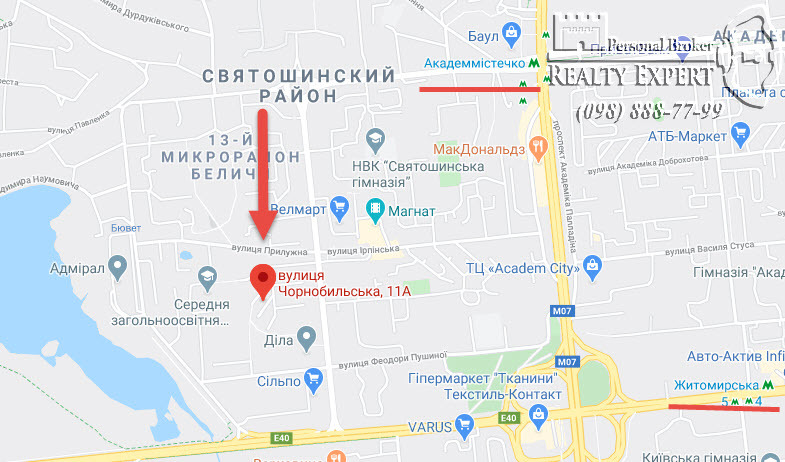 Аренда 1-комнатной квартиры 35 м², Чернобыльская ул., 11