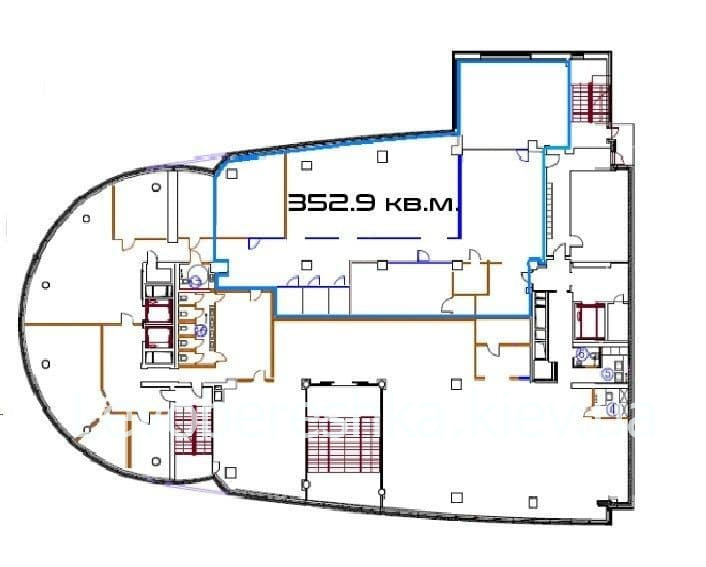 Оренда офісу 352 м², Євгена Сверстюка вул., 2а