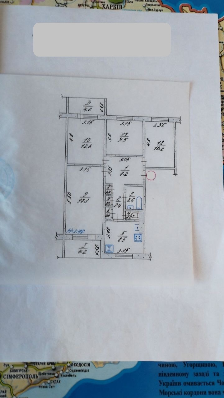Продаж 4-кімнатної квартири 77 м²