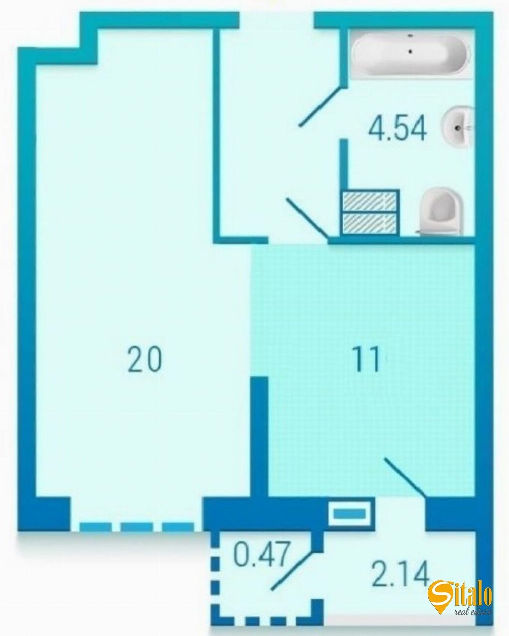 Продажа 1-комнатной квартиры 42.5 м², Приорская ул., 16
