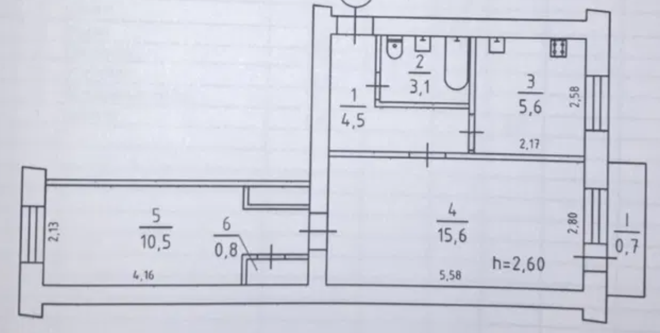 Продаж 2-кімнатної квартири 41 м², Сергія Колачевського вул.